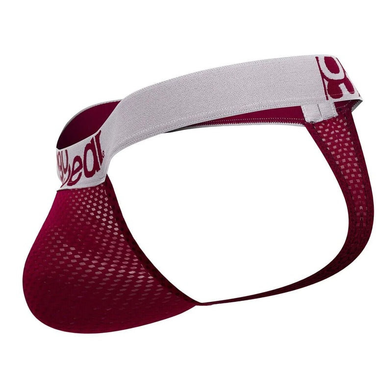 ErgoWear Pouch Thongs MAX Mesh Stretchy Breathable Thong Burgundy 1215 13 - SexyMenUnderwear.com