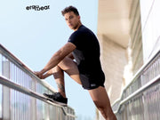 ErgoWear Sport Gym / Swim-Shorts With Inside Bikini Brief X4D Black 1068 5 - SexyMenUnderwear.com
