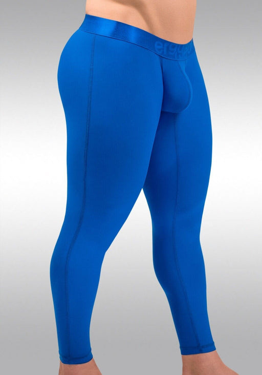 ErgoWear Sports Leggings MAX XX Pouch Hybrid Long Johns Cobalt Blue 1351 - SexyMenUnderwear.com