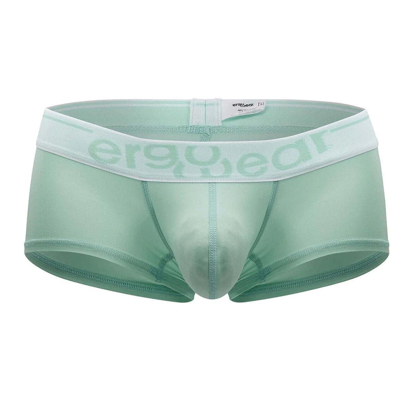 ErgoWear Stretchy Boxer Trunks MAX SE Comfort Mint Green 1313 - SexyMenUnderwear.com