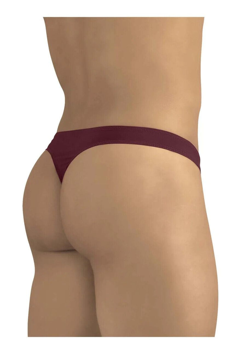ErgoWear Super Lightweight Thongs Feel GR8 Burgundy 1249 8 - SexyMenUnderwear.com