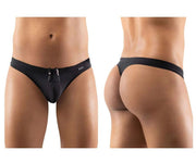 ErgoWear Swim-Thong X4D Silky Style & Comfort Swimwear Preto Black 1228 11 - SexyMenUnderwear.com