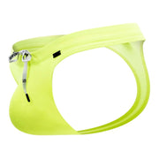 ErgoWear Swim Thongs X4D Pure Luxury Soft Swimwear Bright Yellow 1413 - SexyMenUnderwear.com