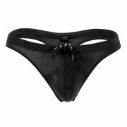 ErgoWear Swim-Thongs X4D Sporty Feel Stretchy Swimwear Black 1044 27 - SexyMenUnderwear.com