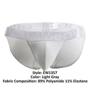 ErgoWear Tanga Brief MAX XV Bikini Briefs Low-Rise Chrysler Gray 1357 52 - SexyMenUnderwear.com