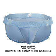 ErgoWear Tanga Brief MAX XV Quick Dry Bikini Low Rise Cerulean 1007 35 - SexyMenUnderwear.com