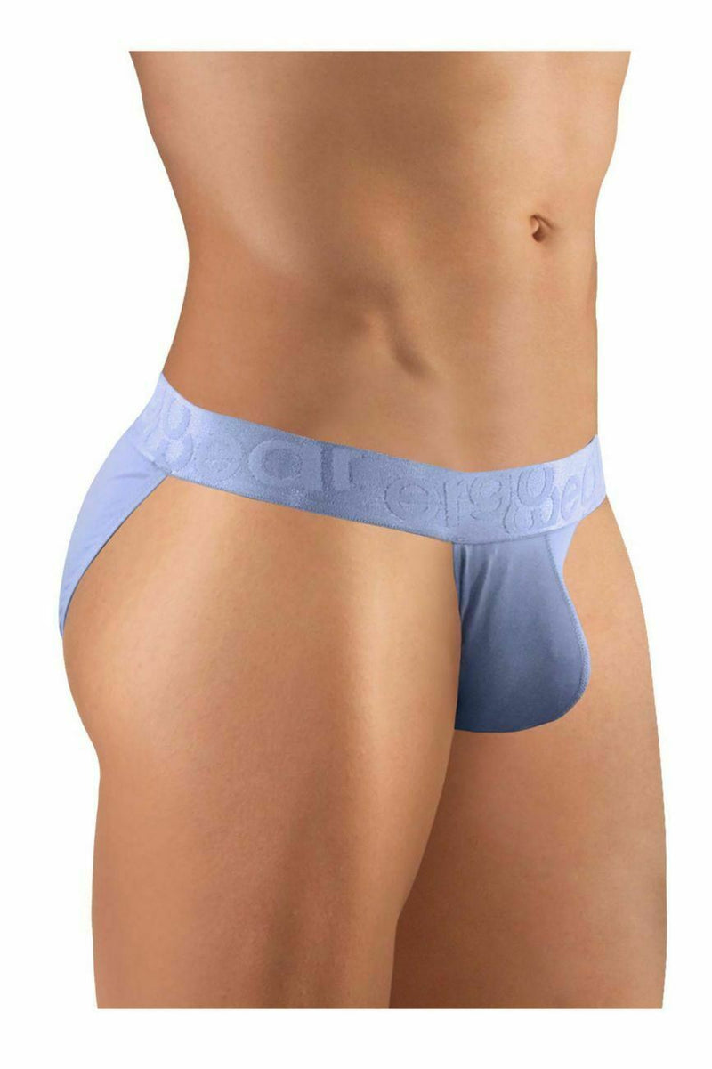 ErgoWear Tanga Brief MAX XV Quick Dry Bikini Low Rise Cerulean 1007 35 - SexyMenUnderwear.com