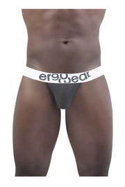 ErgoWear Thong MAX SP Quick Dry Sports Thong Steel Gray 1448 85 - SexyMenUnderwear.com
