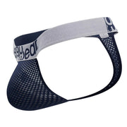 ErgoWear Thongs MAX Mesh Pouch Stretchy Breathable Thong Dark Blue 1207 14 - SexyMenUnderwear.com
