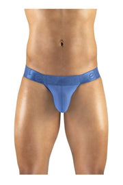 ErgoWear Thongs MAX XV Soft Sexy Silky Microfiber Thong Stone Blue 1173 35 - SexyMenUnderwear.com