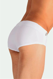 Fashion Swimwear Modus Vivendi Swim-Briefs Shiny Metalic Cubes White BS1811 5 - SexyMenUnderwear.com