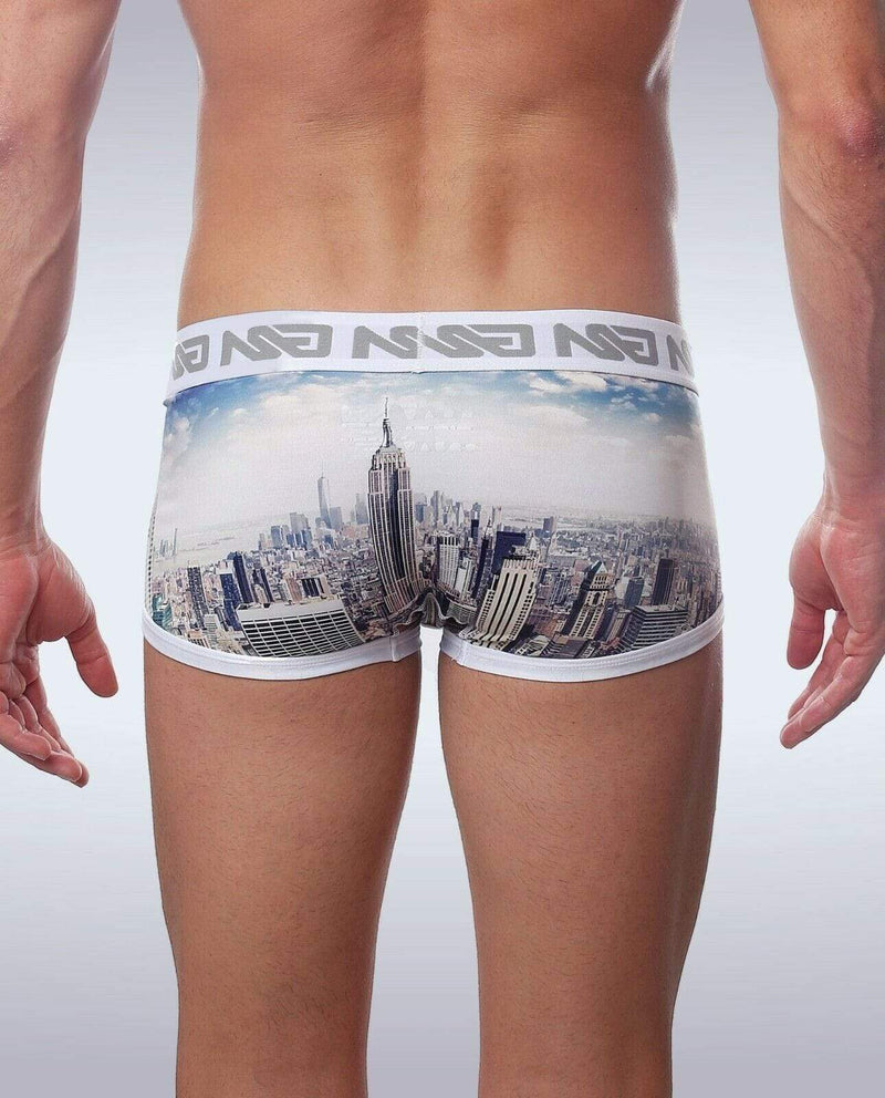 GARCON MODEL Boxer Trunk Tagless New York City Print 3 - SexyMenUnderwear.com