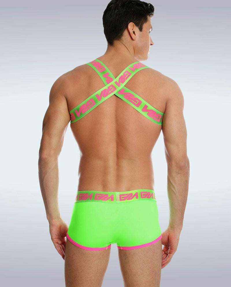 GARCON MODEL Shoulder Harness Lincoln Bright & Sexy harness One Size 10 - SexyMenUnderwear.com