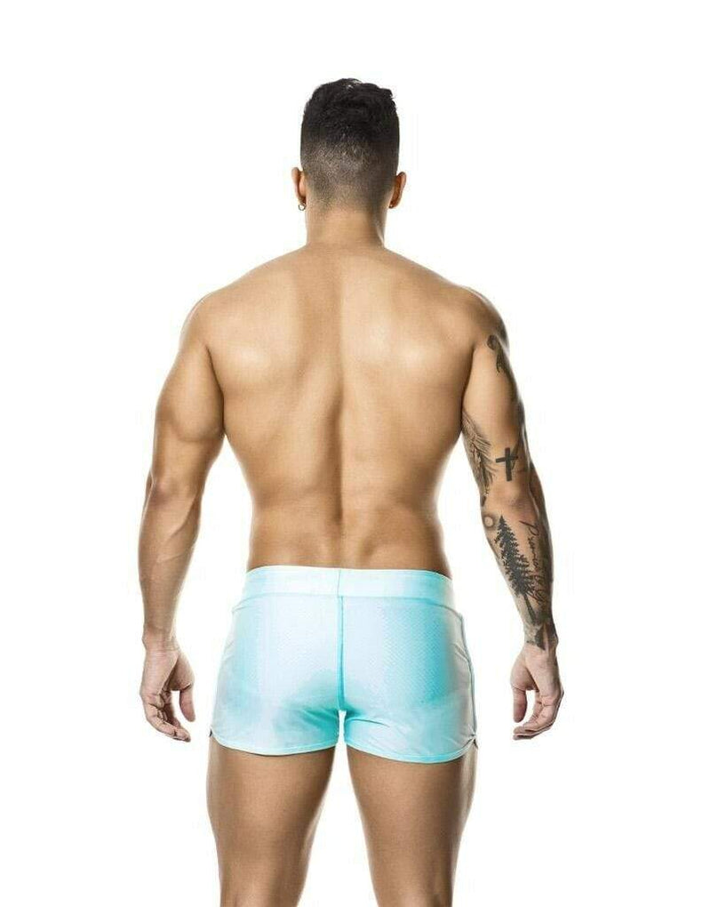 GIGO Swimsuits Basic Blue Swim-Short Pool Maillot Blue S03129 7 - SexyMenUnderwear.com