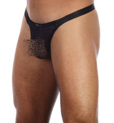 Gregg Homme Appolo Fishnet Thongs Lingerie Black 76904 6 - SexyMenUnderwear.com