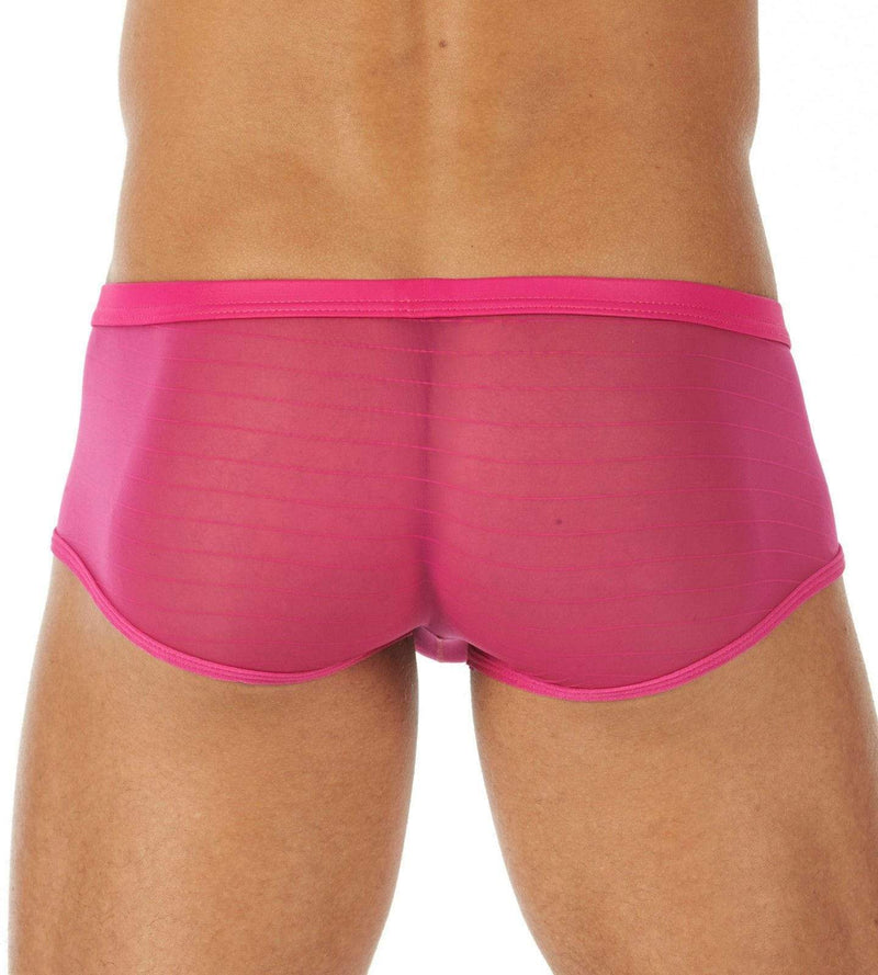 Gregg Homme Boxer Brief SHOWOFF Semi-Transparent Romantic Gear Pink 121505 104 - SexyMenUnderwear.com