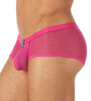 Gregg Homme Boxer Brief SHOWOFF Semi-Transparent Romantic Gear Pink 121505 104 - SexyMenUnderwear.com