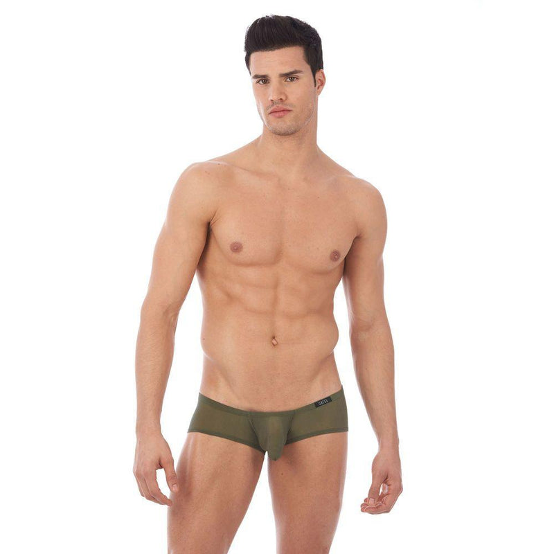 Gregg Homme Boxer Brief Torridz Hyper-Stretch High Spandex Khaki 87405 6 - SexyMenUnderwear.com