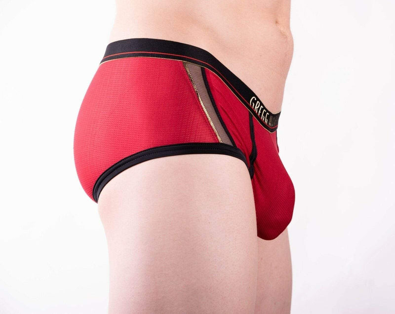 Gregg Homme Boxer Brief Traveler Enhancer Pouch Red 132005 67 - SexyMenUnderwear.com