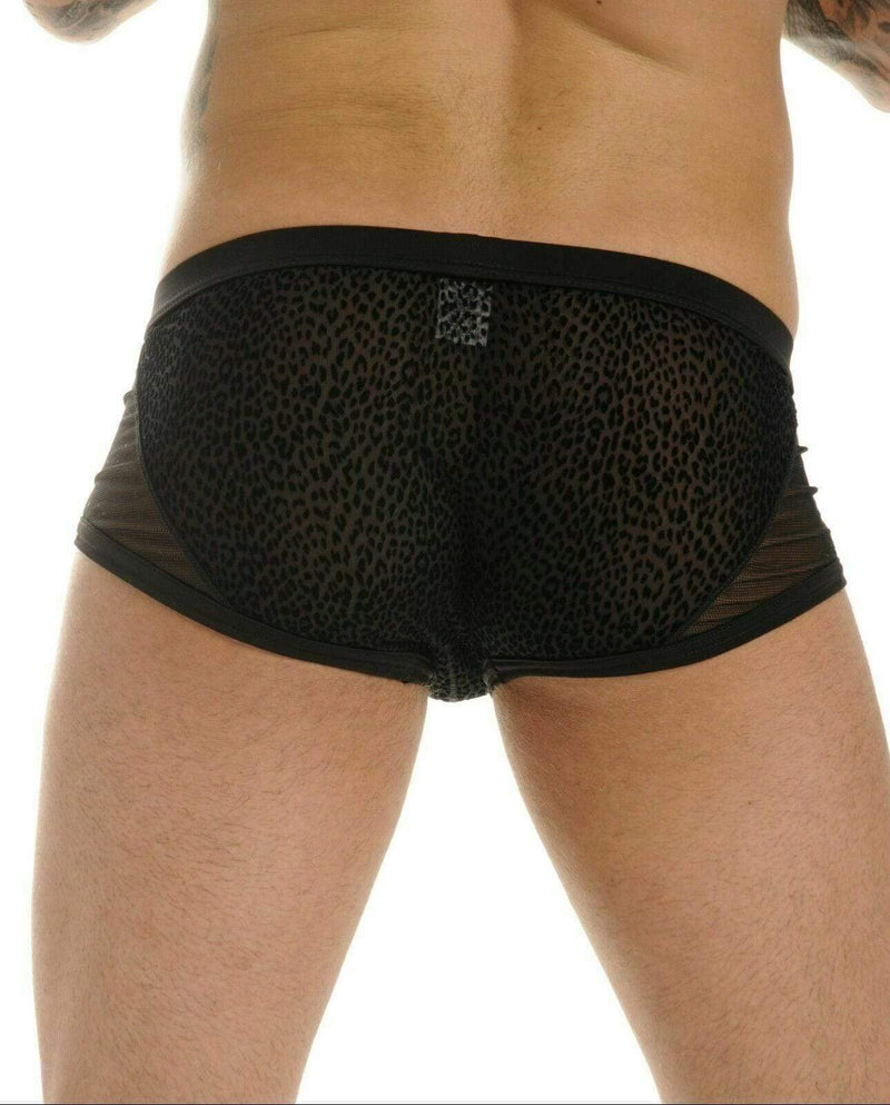 GREGG HOMME Boxer Brief TRYST Leopard Velvet Look Velour Luxury 130105 129 - SexyMenUnderwear.com
