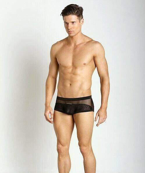 GREGG HOMME Boxer Brief TRYST Leopard Velvet Look Velour Luxury 130105 129 - SexyMenUnderwear.com