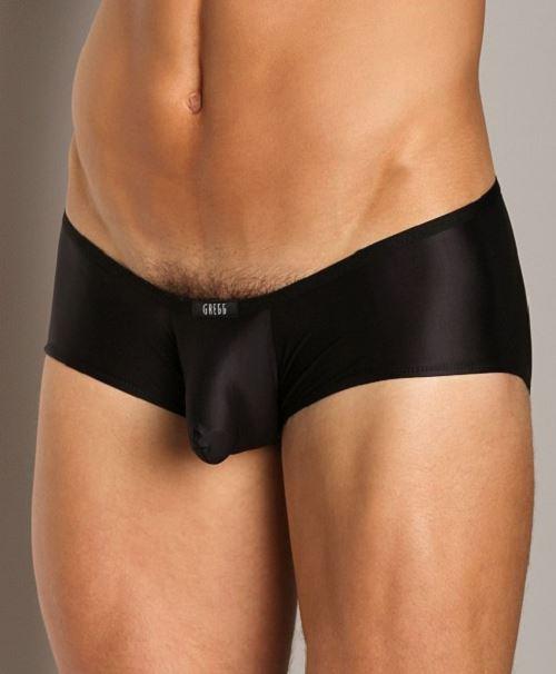 Gregg Homme Boxer Brief Voyeur Liquid Touch Mini Boxers Black 100605 38 - SexyMenUnderwear.com