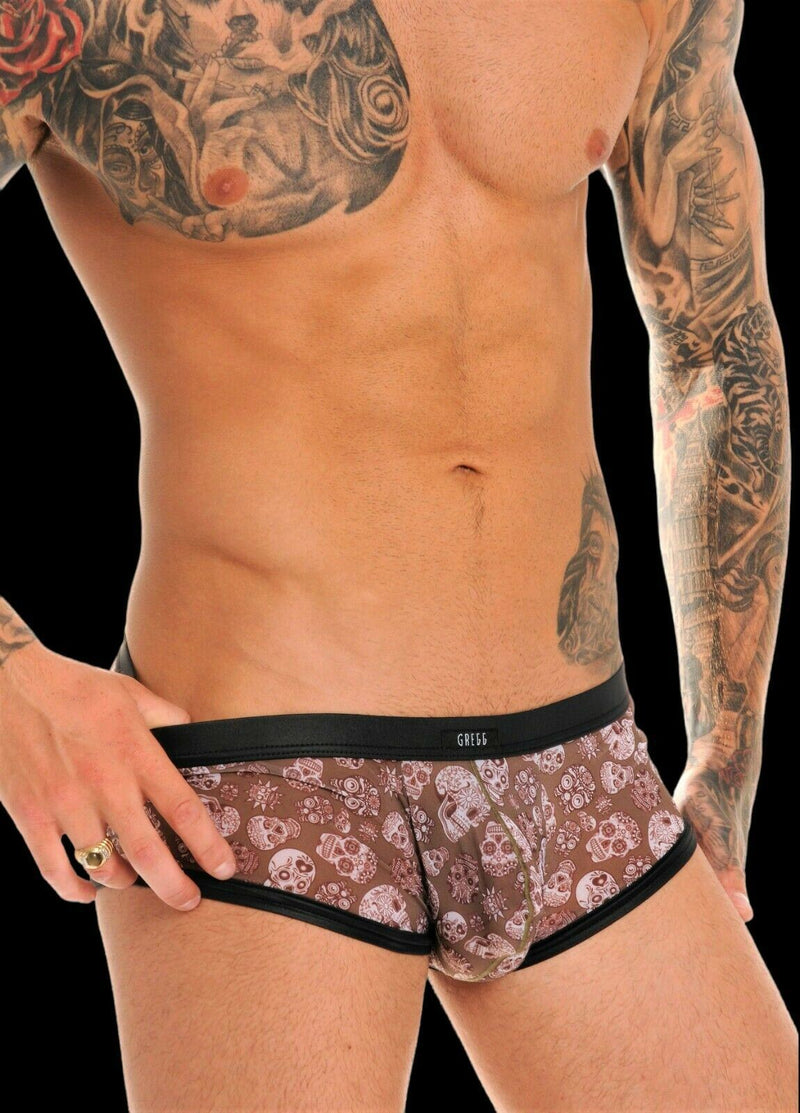 Gregg Homme Boxer Briefs Retro Skull Print Boxer Limited Edition 05 23 - SexyMenUnderwear.com