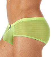 Gregg Homme Boxer Briefs SHOWOFF See-through Micro Fibre Lime 121505 104 - SexyMenUnderwear.com