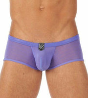 Gregg Homme Boxer Briefs ShowOff See-through Sensual Undies Purple 121505 105 - SexyMenUnderwear.com