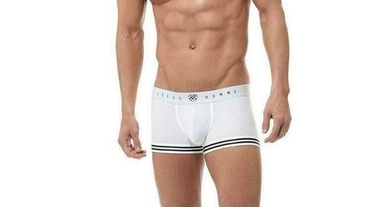 Gregg Homme Boxer Evoke Micro Modal Trunk White 160505 99 - SexyMenUnderwear.com