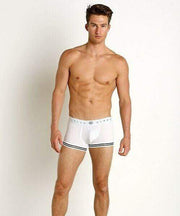 Gregg Homme Boxer Evoke Micro Modal Trunk White 160505 99 - SexyMenUnderwear.com