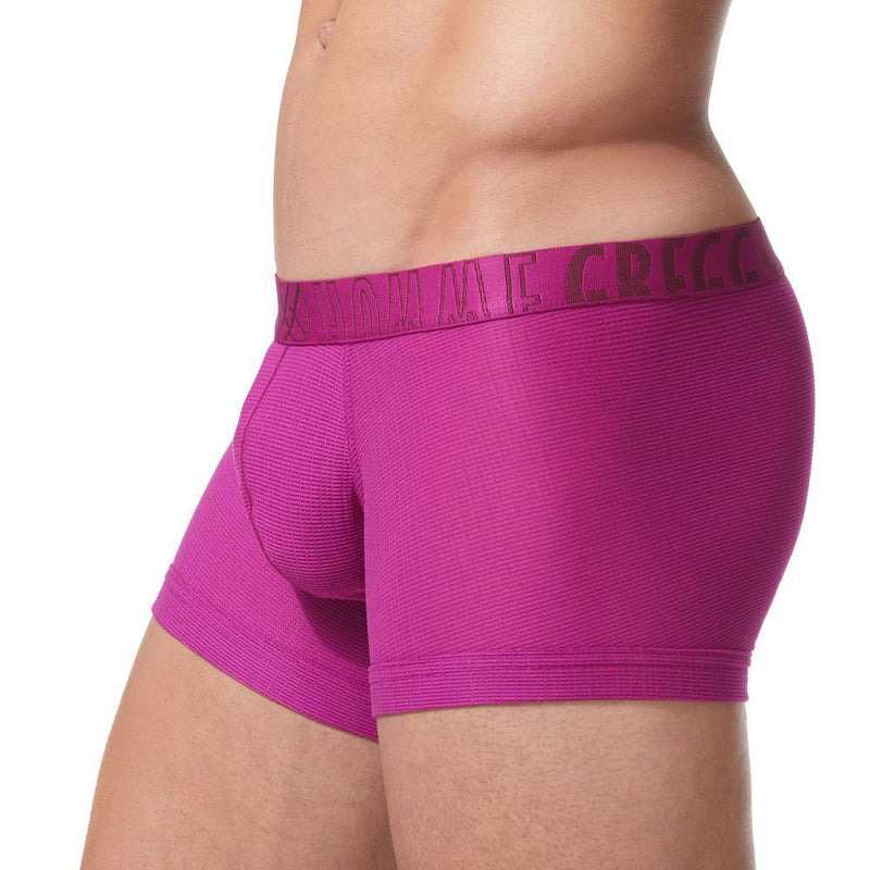 Gregg Homme Boxer Trunk Xcite Air Jet Jacquard Long Boxer Pink Magenta 152455 - SexyMenUnderwear.com