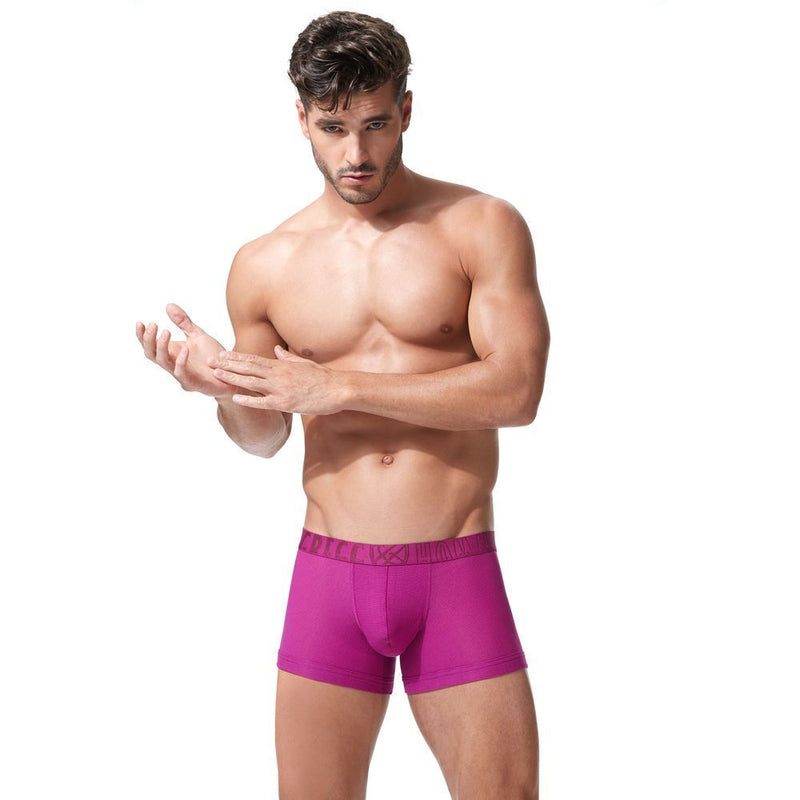 Gregg Homme Boxer Trunk Xcite Air Jet Jacquard Long Boxer Pink Magenta 152455 - SexyMenUnderwear.com