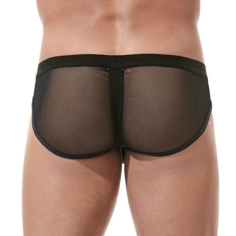 Gregg Homme Brief Avant-Garde See-Through Mesh Slip Orange 160403 94 - SexyMenUnderwear.com