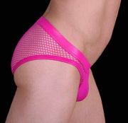 Gregg Homme Brief Beyond Doubt Mesh Sexy Briefs Magenta Pink 110213 103 - SexyMenUnderwear.com