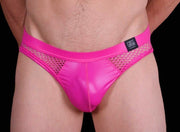 Gregg Homme Brief Beyond Doubt Mesh Sexy Briefs Magenta Pink 110213 103 - SexyMenUnderwear.com