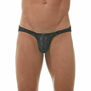 Gregg Homme Brief Hookt Mens Briefs Detachable Slip Black 162203 121 - SexyMenUnderwear.com
