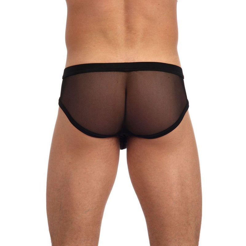 Gregg Homme Brief X-Rated Maximizer Seethrough Mesh Black 85003 79 - SexyMenUnderwear.com