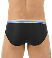 Gregg Homme Briefs Beau Semi-Sheer AirJet Underwear Black 130903 66 - SexyMenUnderwear.com