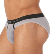 Gregg Homme Briefs Torridz Hyper-Stretch Brief Silver 87423 11 - SexyMenUnderwear.com