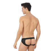 Gregg Homme Erupt Jockstrap 8 Ways Stretch Sheer Mesh Jock Black 140034 128 - SexyMenUnderwear.com
