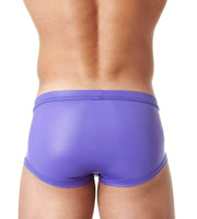 GREGG HOMME Gregg Homme Boxe Briefs BOYTOY Rubber-Look Boxer Spandex Purple XS 95005 25B