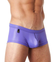 GREGG HOMME Gregg Homme Boxe Briefs BOYTOY Rubber-Look Boxer Spandex Purple XS 95005 25B