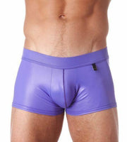GREGG HOMME Gregg Homme Trunk Boytoy Silky Rubber-Look Undies Purple 95055 27c