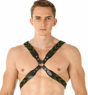 Gregg Homme Harness Arrow Fetish Metal Snap Black 132460 159 - SexyMenUnderwear.com