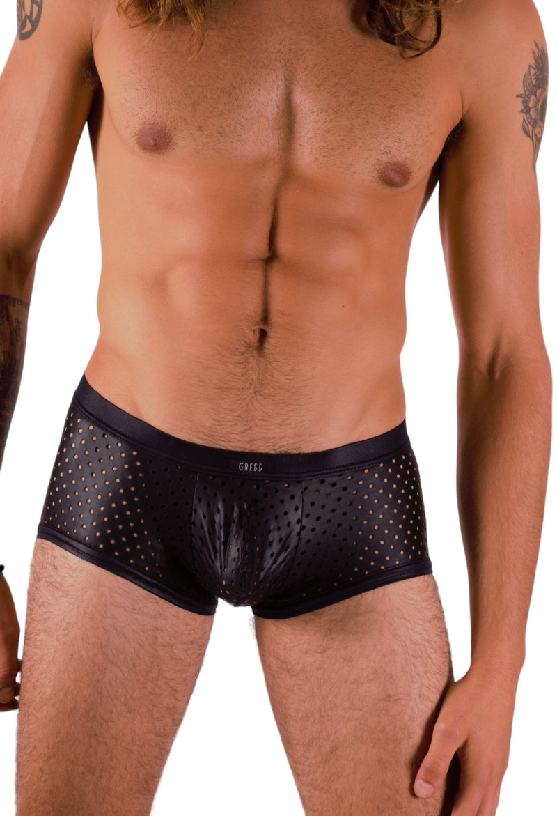 Gregg Homme IMPULSE 2.0 Boxer briefs Leather look 1019 8 - SexyMenUnderwear.com