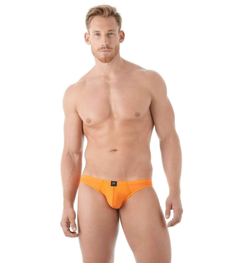 Gregg Homme Jock Drive perforated Mesh Jockstrap Orange 142634 101 - SexyMenUnderwear.com