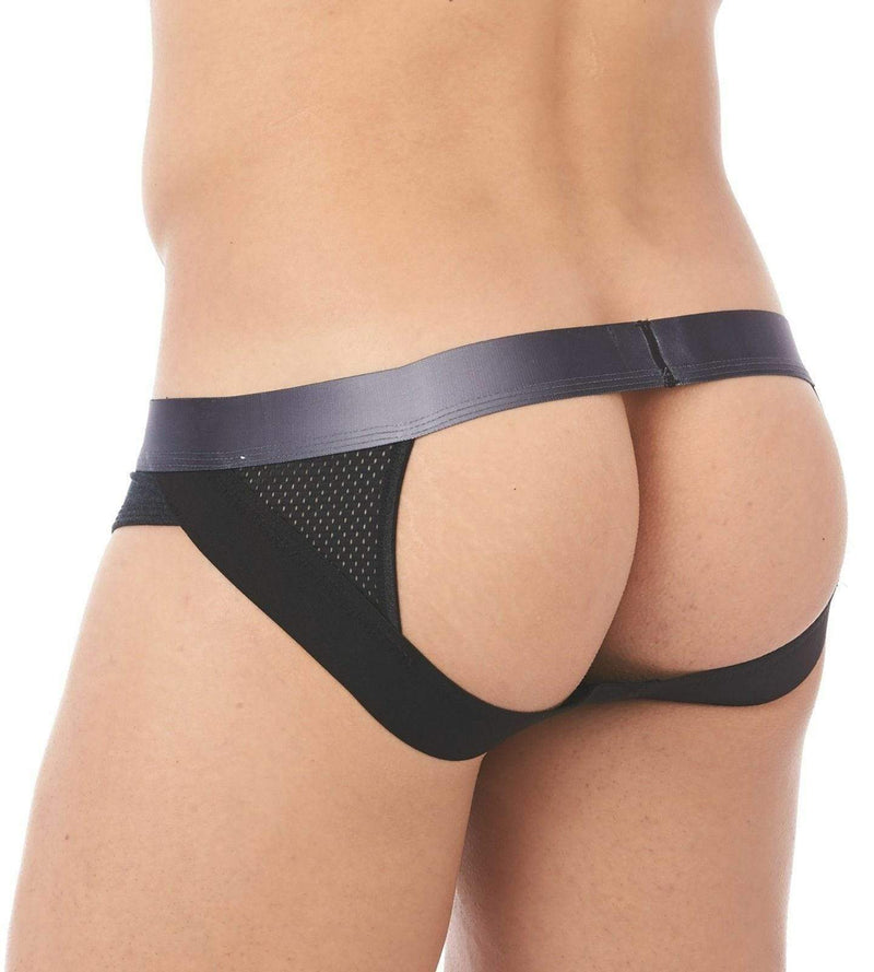Gregg Homme Jock Heat Mesh Vent Modal Jockstrap Light Grey 140534 81 - SexyMenUnderwear.com