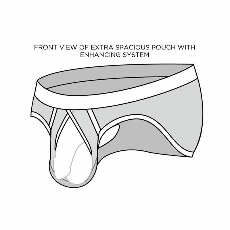 Gregg Homme Jock Room-Max Hyper Stretch Jockstrap Spacious Pouch White 152734 43 - SexyMenUnderwear.com