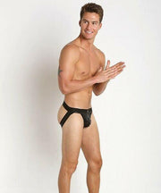 Gregg Homme Jockstrap Fetish Diablo Leather-Look Jock 142934 125 - SexyMenUnderwear.com
